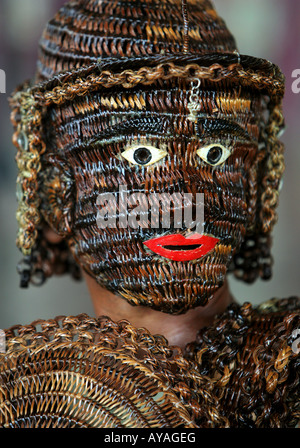 Moriones mask at the annual Easter Moriones festival in the Philippines Stock Photo