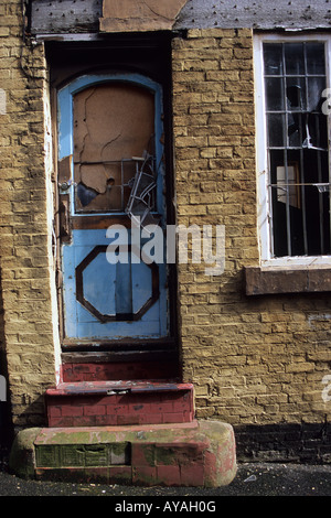 Derelict House In Stoke-on-Trent Stock Photo