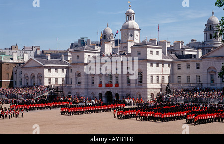 Grenadier Guards at The Trooping of the Queens Colour at Horseguards Parade London Stock Photo