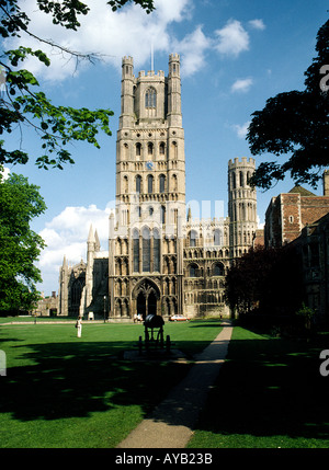 Ely Cathedral Cambridgeshire England Stock Photo
