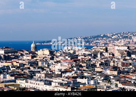 The City of Naples in Italy Stock Photo