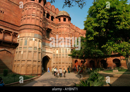 The Amar Singh Gate at Agra Fort, Agra, Uttar Pradesh, India Stock Photo