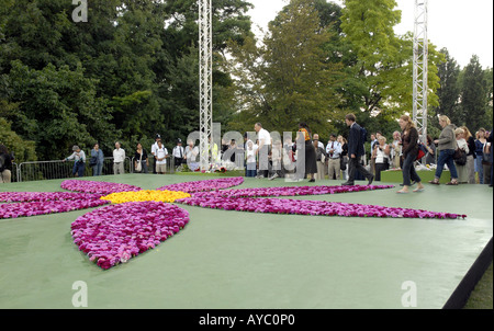 First anniversary memorial to the July 7th 2005 London bombings in Regents Park on 7th July 2006 Stock Photo