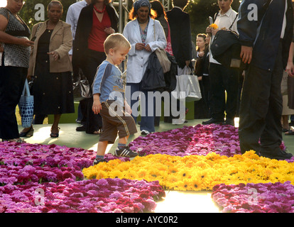 First anniversary memorial to the July 7th 2005 London bombings in Regents Park on 7th July 2006 Stock Photo