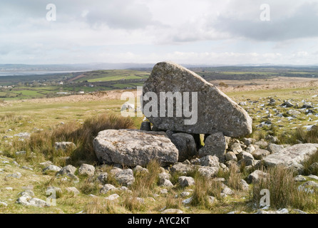 Arthur's Stone on Cefn Bryn, Gower, Wales in Spring. Stock Photo