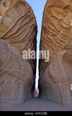 Nabatean Tombs at Medain Salem Western Province Saudi Arabia Stock Photo