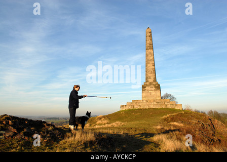 Lilleshall Hill monument near Newport in Shropshire, England. Stock Photo