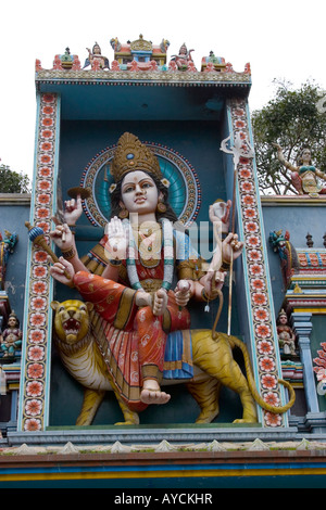 Statues at the Sri Circle Maramma Temple in Bangalore Stock Photo