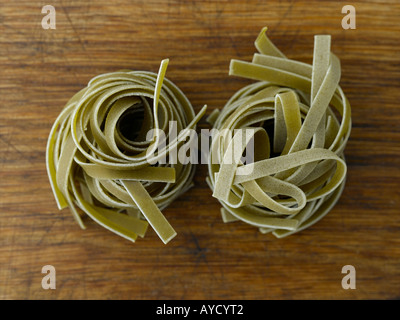 Tagliatelle on chopping board - high end Hasselblad 61mb digital image Stock Photo
