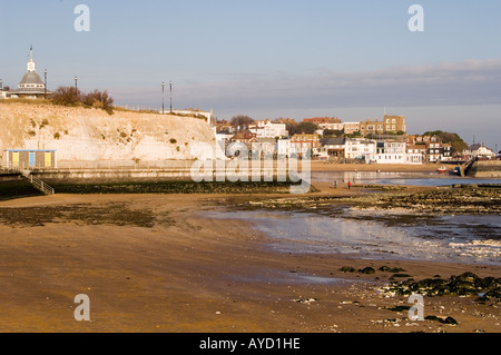 Louisa Bay, Broadstairs, Kent, Broadstairs with Viking Bay in the background Stock Photo