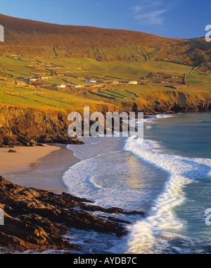 tidal sandy beach on irelands scenic west coast Stock Photo