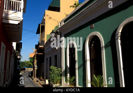 Old San Juan Street Puerto Rico USA Stock Photo - Alamy