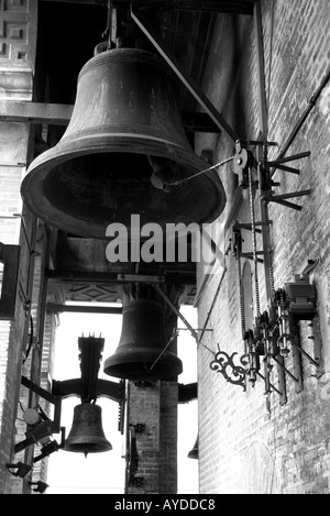 The Bells of Seville's Cathedral La Giralda in Spain Stock Photo