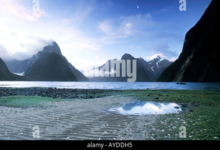 Milford Sound Fiordland National Park Southland South Island New Zealand Stock Photo