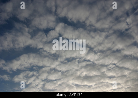 Altocumulus clouds Stock Photo