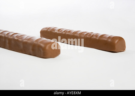 Two chocolate bars Stock Photo