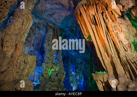 Reed flute cave Stock Photo