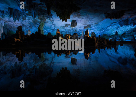 Reed flute cave Stock Photo