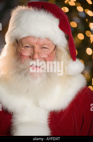 Portrait of Santa Claus Stock Photo