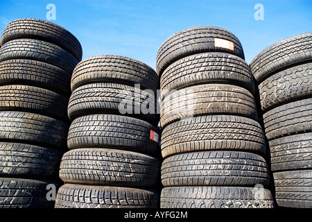 used car tires Stock Photo