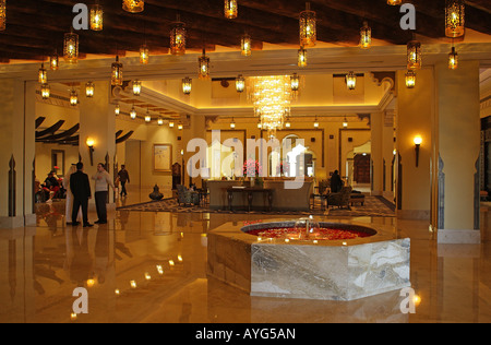 Five Star luxury hotel The Ritz Carlton Sharq Village and Spa in Doha, Qatar Stock Photo