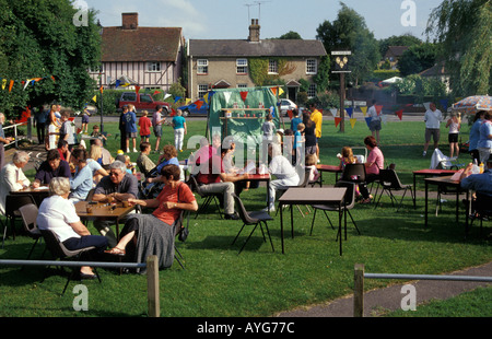 Village Summer Fete, Suffolk, England Stock Photo