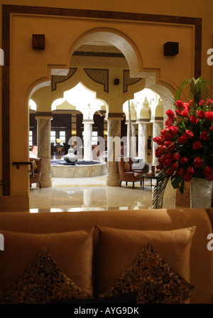 Five Star luxury hotel The Ritz Carlton Sharq Village and Spa in Doha, Qatar Stock Photo