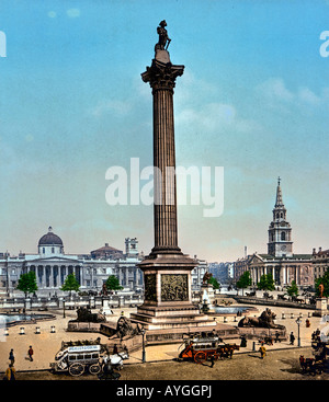 Trafalgar Square  London England Stock Photo