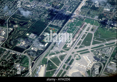 Aerial View of Fort Lauderdale Airport Florida USA Stock Photo