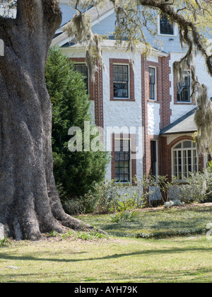 Mission San Luis in Tallahassee Florida Apalachee Indian and Spanish community Stock Photo