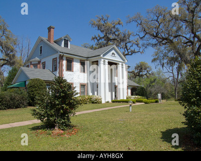 Mission San Luis in Tallahassee Florida Apalachee Indian and Spanish community Stock Photo