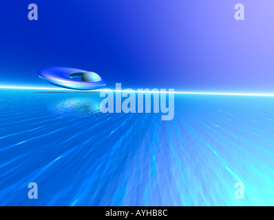 Futuristic scene Stock Photo