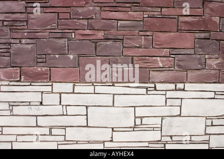Section of the slate wall of the Millenium Centre Cardiff Bay UK Stock Photo