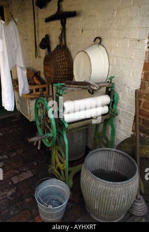 Old mangle at Blists Hill Victorian Town in Telford Shropshire Stock Photo