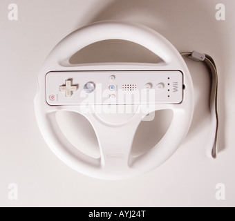 Nintendo Wii Wheel Stock Photo