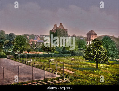 Dean Castle Kilmarnock Ayrshire Scotland, Art 1890 to 1900 Stock Photo