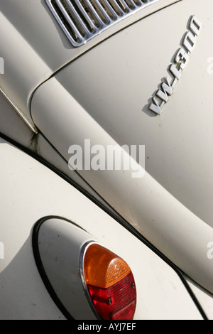 The tail of a Volkswagen Beetle Stock Photo