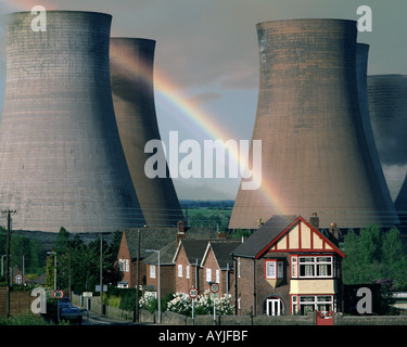 GB - STAFFORDSHIRE: Home Sweet Home or Houses in Rugeley Stock Photo