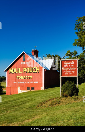 Mail Pouch Barn Lanesville Indiana Stock Photo