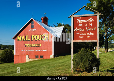 Mail Pouch Barn Lanesville Indiana Stock Photo