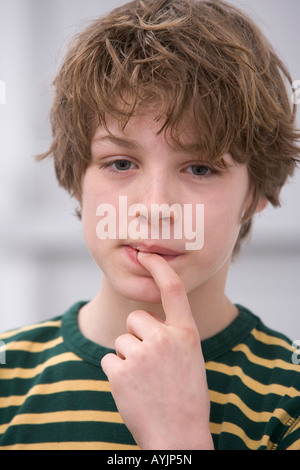 Portrait of a teenage boy Stock Photo