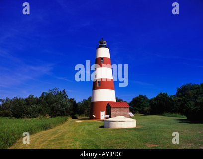 Sapelo Island Lighthouse Sapelo Island Georgia Stock Photo