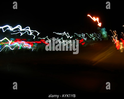 Abstract light painting image Stock Photo