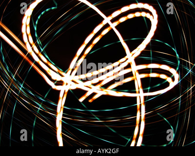 Abstract light painting image Stock Photo
