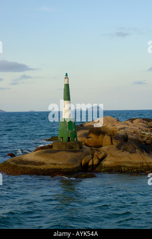 Florianopolis Santa Catarina Brazil Barra da Lagoa lighthouse Stock Photo