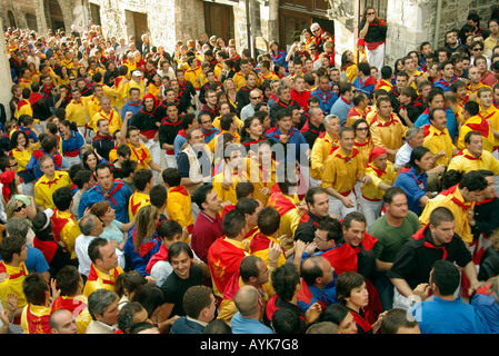 Gubbio Ceri Race Festival 15 May Umbria Italy Stock Photo