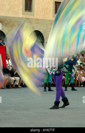 Sansepolcro Palio da Balestra September 2006 Tuscany Italy upright vertical portrait Stock Photo