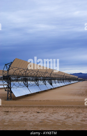 Solar Electric Generating Systems power plant at Harper Lake, Mojave desert, California, USA Stock Photo