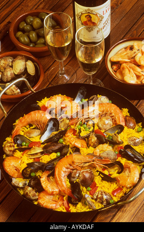 Paella Stock Photo