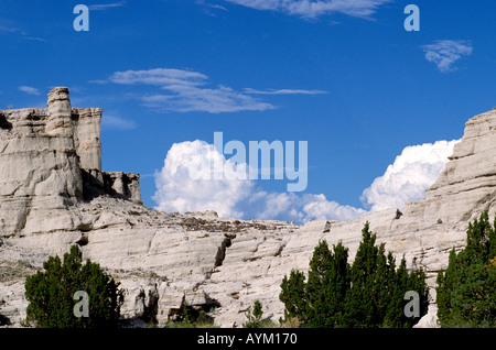 Plaza Blanca in Abiquiu New Mexico Stock Photo